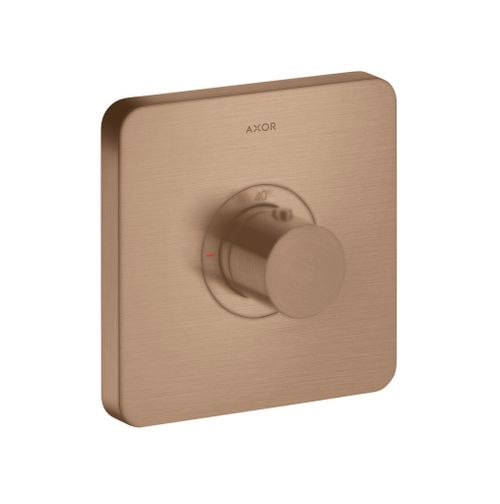 AXOR-HG-AXOR-ShowerSelect-Thermostat-HighFlow-Unterputz-softcube-Brushed-Red-Gold-36711310 gallery number 1